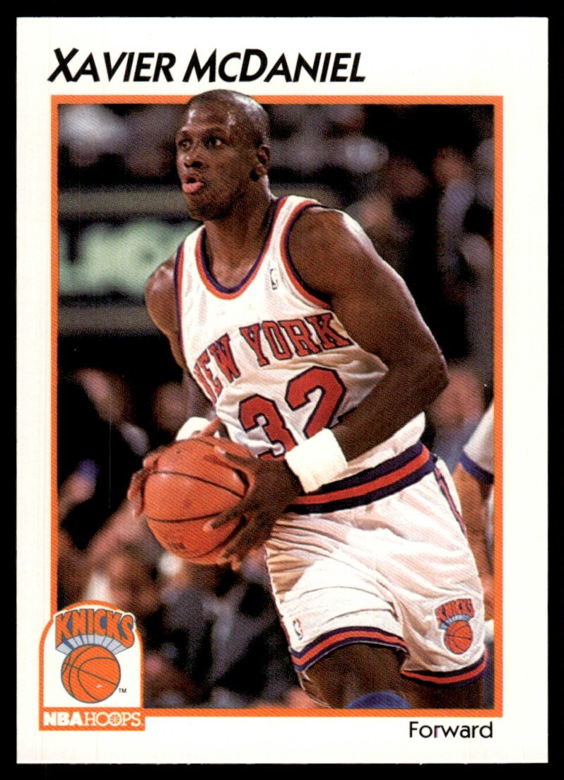 1991-92 Hoops McDonald's Xavier McDaniel Phoenix Suns #27