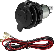 12V Car Cigarette Lighter Socket – DC Power Outlet Replacement for Vehicles