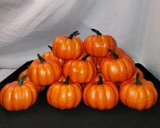Bundle Of 20 Styrofoam 3 Inch By 3 In Pumpkins / Autumn/ Halloween.