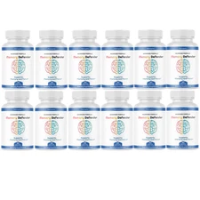 Memory Defender- Memory & Focus Dietary Supplement, Advanced Formula-12 Bottles