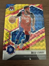 2020-21 Mosaic Choice Seth Curry Red and Yellow Fusion Choice Prizm #/88 💎🔥💎