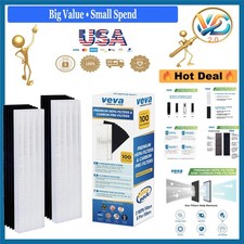 New HEPA & Carbon Filter Pack for Fellowes AeraMax Air Purifiers 90 100 DX5 D...