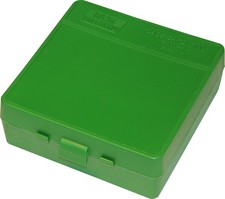 MTM Case-Gard P-100-44-10 100 Scatola Munizioni Rotonda Flip-Top, Conservazione, Verde 