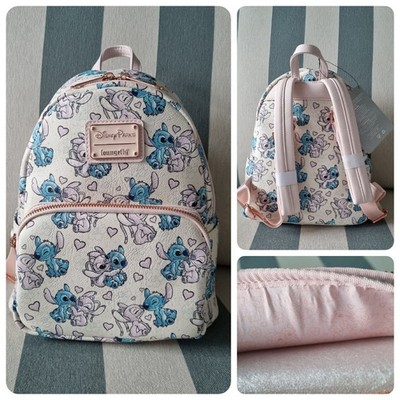 Loungefly Disney Parks Stitch & Angel Love Story Rucksack   Backpack   NEU