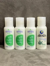 4 BODY DRENCH HEMP DAILY MOISTURIZING HAND BODY LOTION - 2 OZ TRAVEL PURSE SIZE