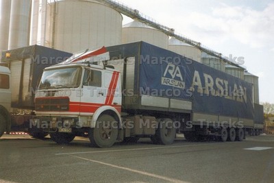 LKW Foto Fiat Planensattelzug Türkei weiß ARSLAN #p5sf