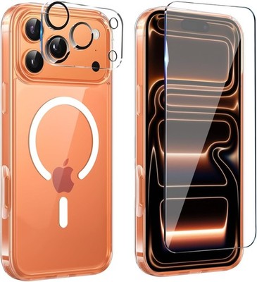 iPhone 17 Pro Max Case Clear, Magnetic iPhone 17 ProMax Case with Screen Protect
