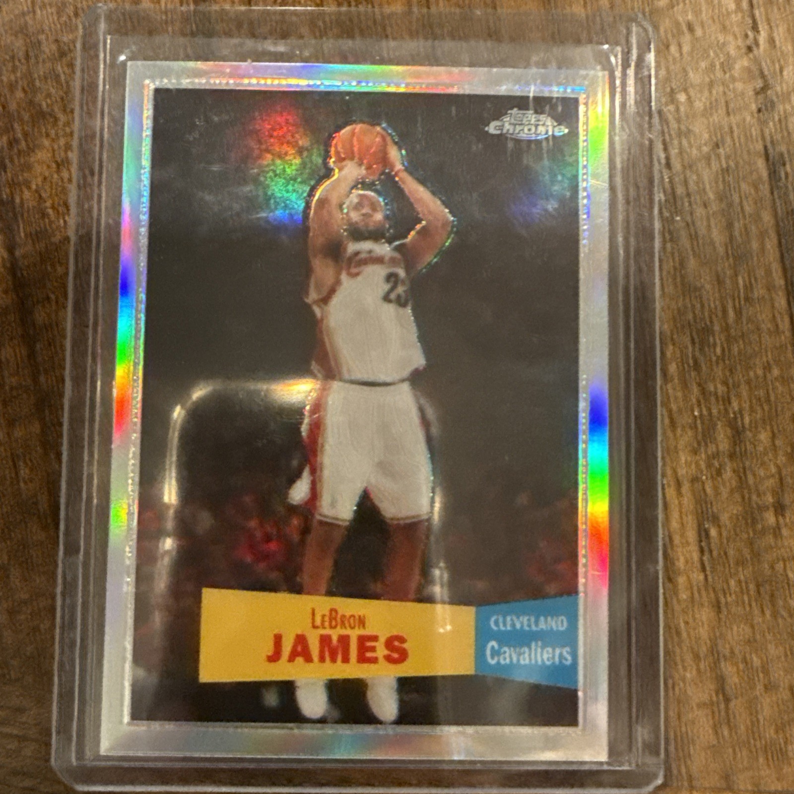 2007-08 Topps Chrome - LeBron James #23 1957-58 Variations Refractor /999