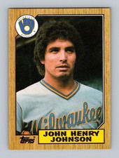 John Henry Johnson Milwaukee Brewers #377 1987 Topps Baseball