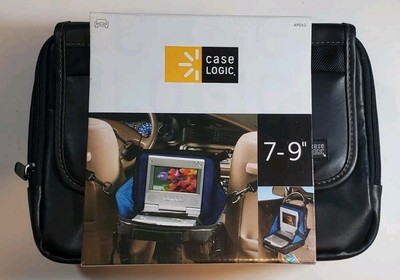 Case Logic Portable DVD Player Carry Car Seat Case 9'' Black NEW