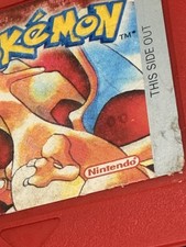 Pokemon Red Version (Nintendo Game Boy, 1999) GBC Authentic New Battery Works