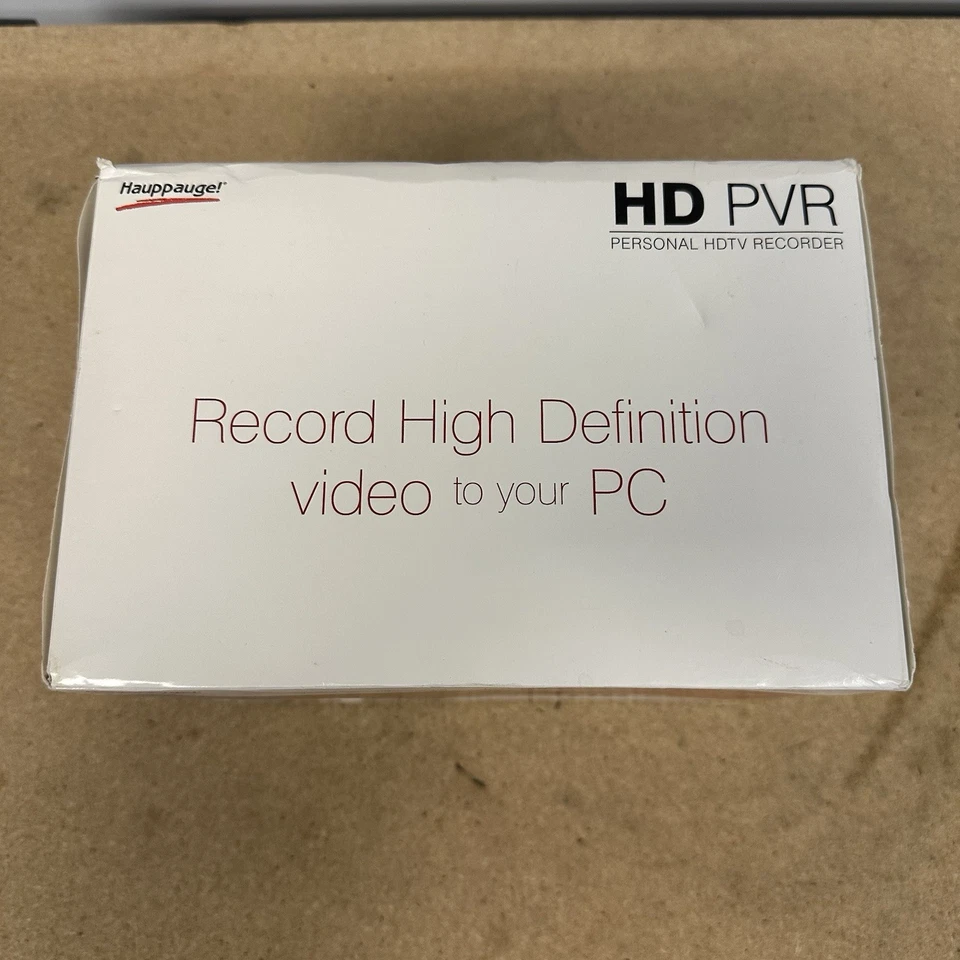 Hauppauge HD PVR 1212 1080p PC Game Xbox 360 PS3 AV S Video Recorder New In Box - Image 2 of 4