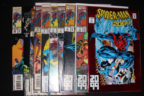 Marvel Copper age 10-pc Spiderman 2099 All NM #1,5,6,7,8,9,13,14,20,22