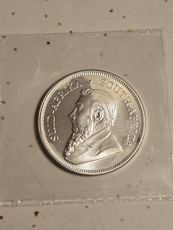 2022 South African Krugerrand 1 Troy Oz .999 Fine Silver Coin