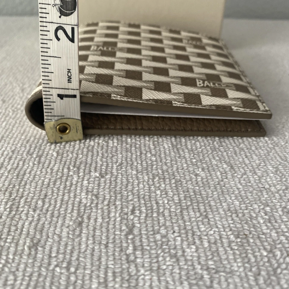 Bally PNT BIFOLD 8CC Men's Desert TPU Material Pennant Wallet MSRP $695 - Image 4 of 4