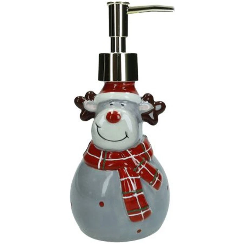 Dispenser Sapone Natale Christmas BRANDANI Pupazzo Renna Schiaccianoci Assortiti, fotografia 3 di 9