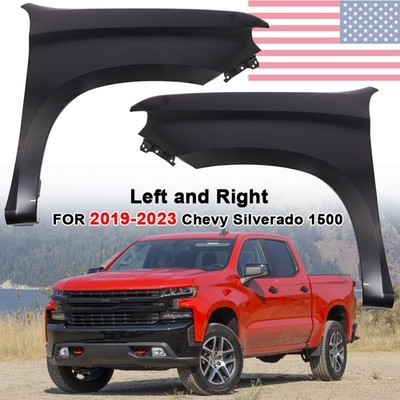 New Fender Right Passenger Side Front For 2019-2023 Chevy Silverado 1500 Steel
