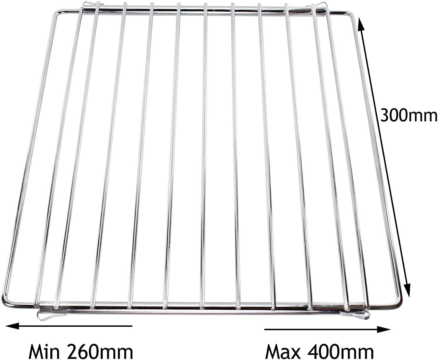 Petite étagère de four extensible en acier chromé haute résistance - 2