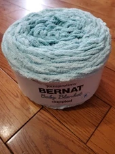 Bernat Baby Blanket Dappled Yarn 1 Cake Color AQUAMARINE 10.5 Oz New