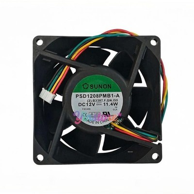 1 Pc. New PSD1208PMB1-A Server Cooling Fan 8038 DC12V 11.4W 8CM 4Pin