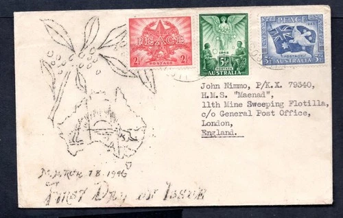 Australia - 1946 Peace Issue First Day Cover