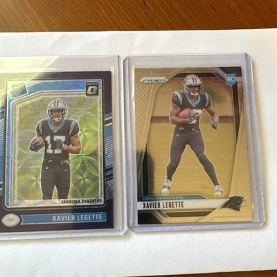 2024 Panini Donruss Optic -  Xavier Legette #299 Purple Scope Prizm Plus Base