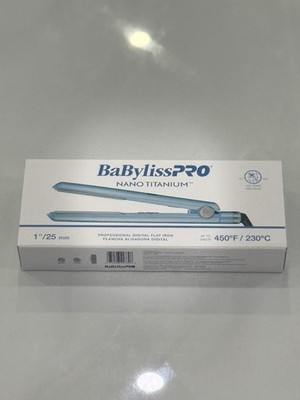 BaByliss Pro Nano Titanium Digital Flat Iron 1''/25mm 450F