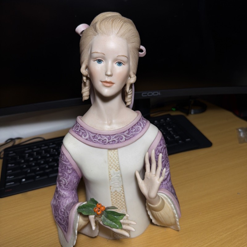 Laszlo Ispanky SIGNED 1977 Goebel USA MEMORIES Female Bust Limited RARE 9/500
