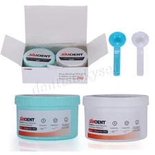 Dental Putty Fast Set PVS VPS Impression Material 2x 400g