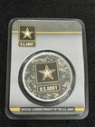 1 oz Silver Round  - U.S. Army Logo (In TEP) Colorized