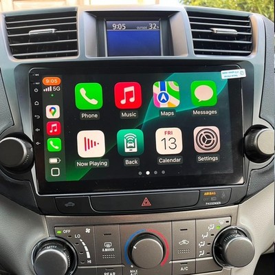 10.1'' Android 15 Apple Carplay For 2008-2013 Toyota Highlander Car Stereo Radio