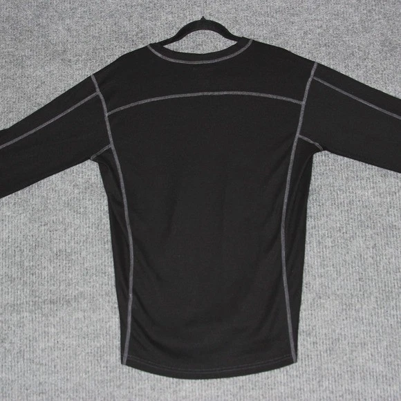 Camisa Carhartt Force Para Hombres Manga Larga Térmica Capa Base Negra Talla XL Foto 4 de 4