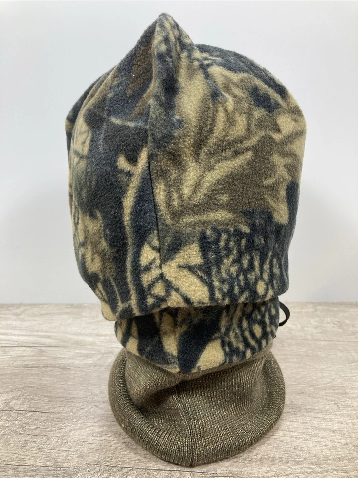 Fleece & Knit Camouflage Hunting Balaclava Face Mask Hood - OSFM - Image 3 of 4
