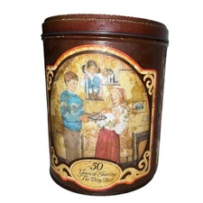 Nestlé Toll House 50th Anniversary Tin 1939–1989 • Vintage Cookie Tin