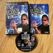 WWF Smackdown Just Bring It - Sony Playstation 2 PS2 Tested The ROCK
