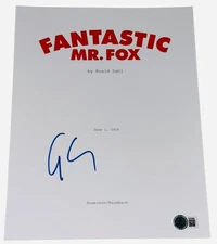 George Clooney Signed Autograph Fantastic Mr. Fox Full Script Screenplay Beckett