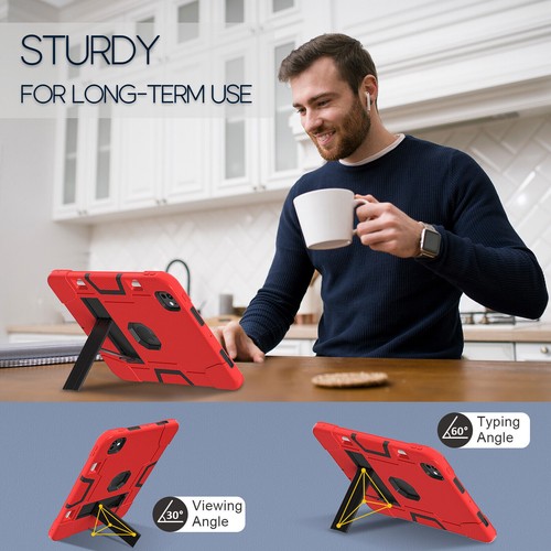 For iPad Pro 13 inch 2024-2025 Heavy Duty Rotating Kickstand Shockproof Case lot - 第 97/110 張圖片