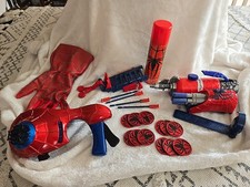 Spider Man 2 Triple Action Web Blaster Toy Biz 2004. W/ Web Fluid. Extra Parts!