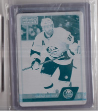 2016-17 O Pee Chee Platinum 1/1 Printing Plate for Card 102 Andrew Ladd Islander