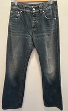 RED Valentino Rose Pocket Boot Cut Button Fly Women’s Jeans Sz 27 (length 31)