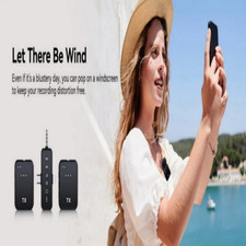 3in1 Mini Microphone for iPhone/Android/Camera Wireless Lavalier Microphone /-