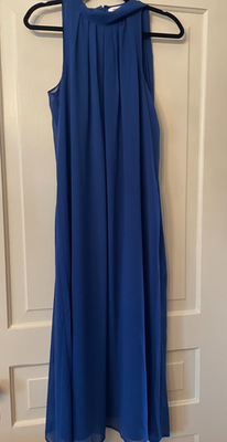 banana republic chiffon midi dress Banana Republic Navy Floral Ruffle Chiffon Midi Dress Long Sleeve Women Sz  6