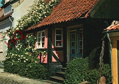 Ansichtskarte_ Dänemark, Aero, Historisches Fachwerkhaus