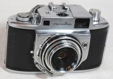 Early MINOLTA A Rangefinder Camera with Chiyoko Rokkor 1:3.5 f 45mm Lens