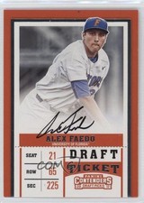 2017 Panini Contenders Draft Picks RPS Ticket Alex Faedo (White Jersey) #31 Auto