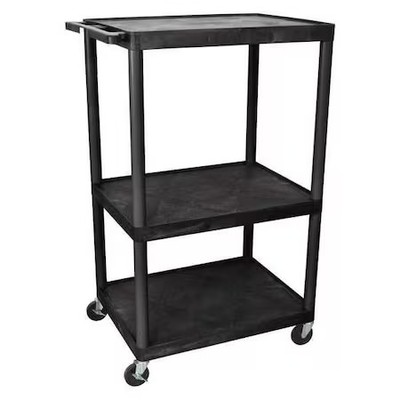 Luxor Lp54-B Cart, Mobile Type, Plastic, 24'' W