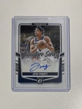 2024-25 Panini Donruss Optic #SS-MIN Josh Minott Signature Series Auto