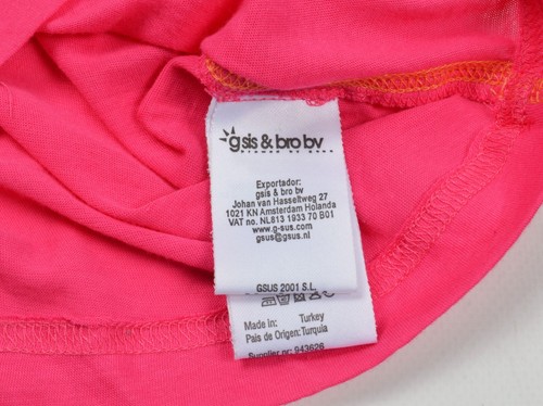 Gsus Sindustries Y2K Kidcore Pink Long Sleeve Turtleneck Top Size S-M - Picture 8 of 11