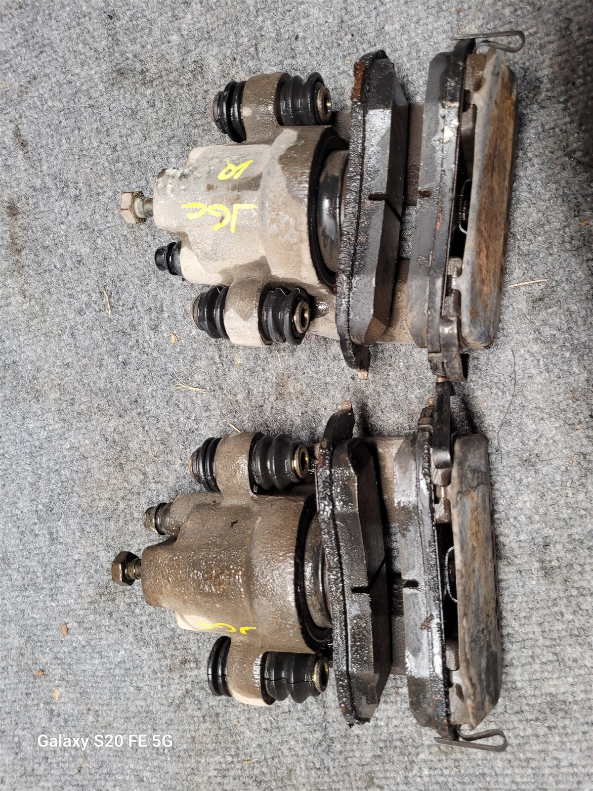 20052010 Jeep Grand Cherokee Brake Caliper Rear Left Right Set used