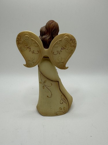 Vintage 2009 Perfect Paisley Believe Angel Holding Harp, 5-1/2 Tall, No. 76113 - Picture 3 of 6